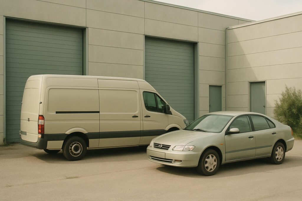 Auto van de zaak van een zzp'er