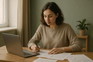 Startende zzp'er die zijn verzekeringen op een rij zet